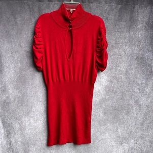 Women's tops. With a high collar and an interesting neckline